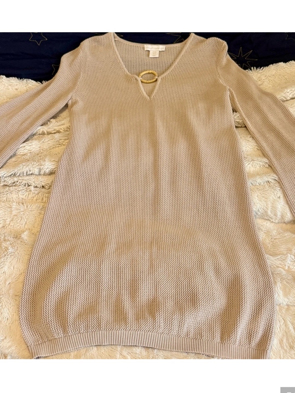 House of Harlow 1960 V-Neck Knit Swim Coverup